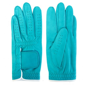 Vente flash : Gants de golf en cuir de cabretta d'Indonésie de haute qualité, respirants, doux, pleine couleur, avec couleurs et logo personnalisés pour le sport - Product Image 3