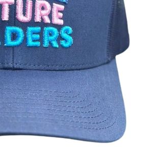 Gorra de camionero para papá con bordado 'Raising Future Leaders', de malla trasera, ajustable con cierre snapback, accesorio de moda casual para exteriores - Product Image 5