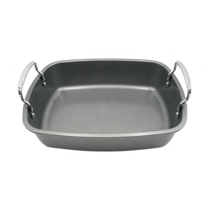Bandeja para asar duradera de 16 x 12 pulgadas (41 cm x 31 cm) con asa y revestimiento antiadherente, apta para horno. - Product Image 1