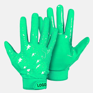 Wholesale Premium Quality Trendy Customized Design <b>Latex</b> American Football Receiver Gloves Waterproof Touch Screen Gloves - Product Image 2