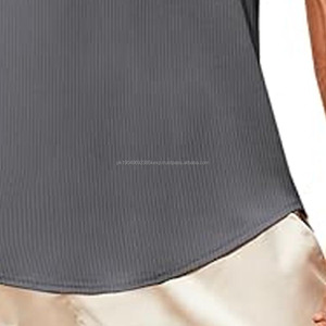 Débardeur Homme Respirant Séchage Rapide Anti-Boulochage avec Motif 3D et Détail Bouton Style Décontracté Écologique - Product Image 3