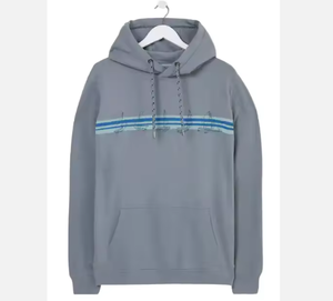 Luxury Cropped Oversized Hoodie – 100% Cotton Heavyweight <b>Hip</b> Hop Streetwear, Blank Custom Men's Pullover in Various Colors - Product Image 1