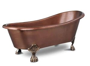 Bañera Ovalada de Cobre Martillado, Bañera de Cobre Antigua, Baño de Lujo para Casa u Hotel - Product Image 6