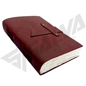 Genuine Leather Embossed Beaded 140g Handmade Vintage Cowhide <b>A4</b> Size Travel Notebook Cover Journal Sketchbook <b>Planner</b> - Product Image 1