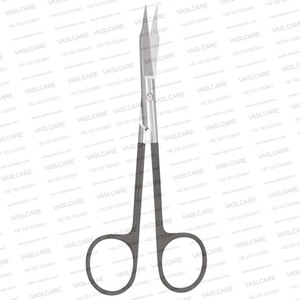 Tijeras Curvas Dentadas Goldman Fox de 12.5cm, Tijeras de Disección Finas para Tejidos Delicados, Recorte de Piel y Corte de Suturas - Product Image 6