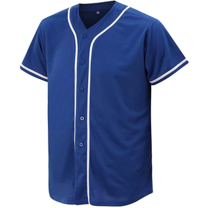Professional Adult Team Uniform Ready Baseball Jersey Plus Size Durable Stitch High Quality Fabric Anti-UV Moisture Wicking Tee - Product Image 1