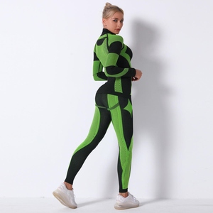 Nuevo Conjunto de Yoga para Mujer, Hecho a Medida, Ligero, Sólido, de 2 Piezas, Sin Mangas, Ecológico, Elástico en 4 Direcciones, de Secado Rápido - Product Image 3
