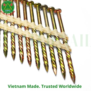 2-3/8" x 0.113 Plastic Strip <b>Nails</b> with Screw Shank for <b>Nail</b> Guns From Vietnam Factory | Clavos en tira plástica - Product Image 5