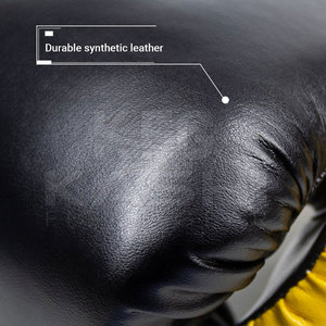 Top Trendy 16 oz Leather Boxing Gloves Strong Outer Shell Inner Foam Moisture Wicking Breathable Design Customizable Packaging - Product Image 6