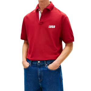 Polo Clásico de Moda para Hombre, Transpirable, de Algodón Puro Premium, con Logotipo Bordado Personalizado - Product Image 1