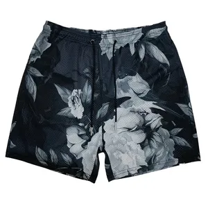 Service OEM, prix bas, meilleure qualité, prix de gros d'usine, shorts de plage décontractés pour hommes, 100% polyester, sublimation, imperméables, séchage rapide - Product Image 1