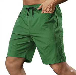 Shorts cargo pour hommes, respirants, durables, multi-poches, à séchage rapide, en toile, à taille élastique, pour la randonnée en plein air en été - Product Image 1