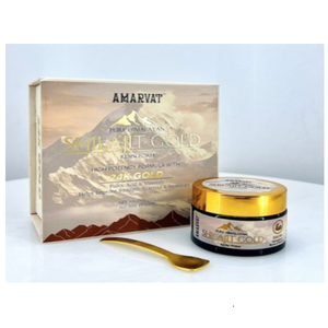Résine d'Or Amarvat Shilajit avec Or 24K, Acide Fulvique Riche en Minéraux de l'Himalaya de Qualité Supérieure pour Vitalité Quotidienne, Vigueur, Énergie et Bien-être - Product Image 2