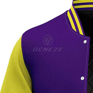 Veste d'hiver pour homme fabriquée en usine, vêtements chauds de bonne qualité, vestes Letterman pour adultes - Product Image 3