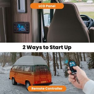 Riscaldatore ad Aria Diesel 12V 5KW con Monitor LCD, Componenti HVAC da 5000W per Auto, Camion e Camper - Product Image 2