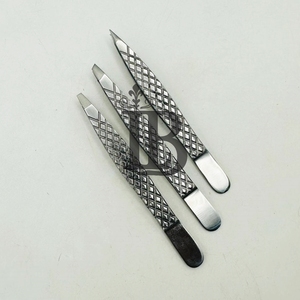 Pinces à épiler en acier inoxydable de qualité supérieure, durables, argentées et polies, pinces à épiler de qualité supérieure, pinces à épiler très vendues - Product Image 2