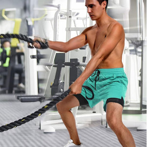 Latest Design Double <b>Layer</b> Shorts Wholesale Unique Style Men Solid Casual <b>Mid</b> Lightweight Quick Dry Breathable Eco-Friendly 2026 - Product Image 5