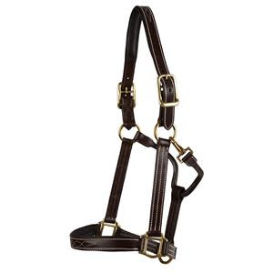 Haute qualité Sedgwick anglais selle cheval licou doux rembourré fantaisie cousu boucles en laiton en cuir pleine fleur pour l'équitation - Product Image 1