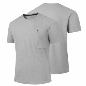 เสื้อยืดลายเรียบสำหรับผู้ชาย แฟชั่นสตรีทแวร์ใหม่ พร้อมโลโก้และขนาดที่กำหนดเองได้ ขายดี เสื้อยืดแฟชั่นผู้ชายสุดฮิต - Product Image 3