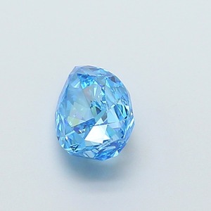Diamant de laboratoire en forme de poire de 1,5 carat, couleur bleu vif fantaisie, clarté VS1, polissage excellent, pierre précieuse de luxe premium, pierre brute - Product Image 3