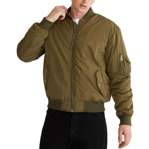 Veste bomber d'hiver pour homme en tissu de haute qualité, vente en ligne, prix bas, design professionnel, dernière collection, veste bomber zippée pour homme - Product Image 2
