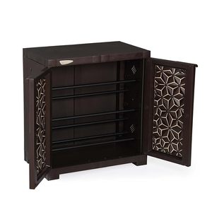 <b>Shoe</b> Rack Plastic Cabinet 3-Year Warranty Dustproof Chappal Stand with Door Indoor & Outdoor - Product Image 3