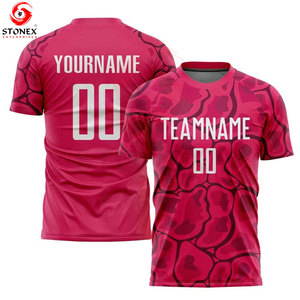 Maillot de football personnalisé en gros, uniforme de football par sublimation, léger, anti-humidité, tenue d'équipe avec logo et nom personnalisés - Product Image 6
