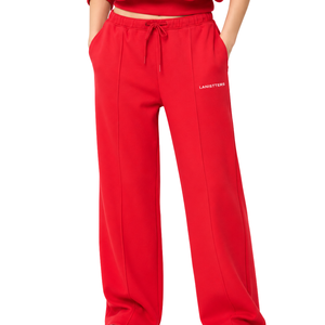 Women's Fleece <b>Wide</b> <b>Leg</b> Trousers Relaxed Fit Drawstring Elastic Waist Sweatpants with Side Pockets for Casual <b>Lounge</b> Daily Wears - Product Image 1