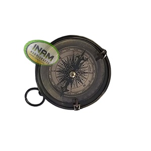 Extrême qualité boussole marine nautique avec shisham boîte en bois - Product Image 1