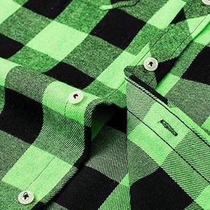 เสื้อเชิ้ตแฟลนเนลผ้าฝ้ายเนื้อหนาลายสก็อตสำหรับผู้ชายและเด็กผู้ชาย ระบายอากาศได้ดี ขายดี ผลิตจากโพลีเอสเตอร์คุณภาพสูง ดีไซน์ทันสมัย ติดกระดุม - Product Image 6