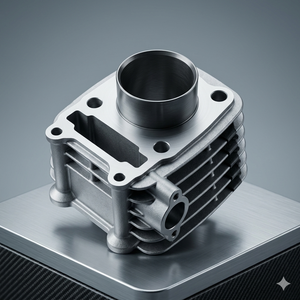 Bloc-cylindres Bajaj Discover 125, kit de cylindre moteur, qualité OEM, pièce de rechange pour moto - Product Image 2