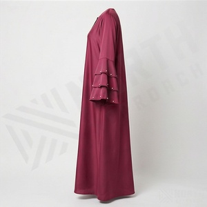 Abaya Muslim Hijab Women Islamic Modest Simple Evening Formal Custom <b>Sequin</b> Printed Long <b>Plus</b> <b>Size</b> Abayas Wholesale Elegant - Product Image 3