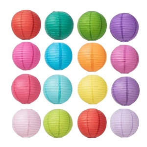 โคมไฟกระดาษมีเชือกดึงงานฝีมือเวียดนามแบบดั้งเดิมสำหรับเด็กการเดินขบวนในโรงเรียน - Product Image 1