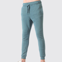 Grosir Pakaian Olahraga Pria Slim Fit Katun dengan Logo Kustom, Setelan Jogging Fleece yang Pas, Pola Solid, Setelan Olahraga Polos untuk Musim Dingin.