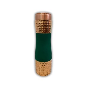 Bouteille d'eau en cuivre pur de qualité supérieure, vaisselle ayurvédique pour la cuisine et la table, vente en gros abordable en provenance d'Inde - Product Image 5