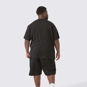 Puff Printed <b>Half</b> <b>Sleeves</b> Plus Size Men's T-<b>Shirt</b> Streetwear Cotton Knit Plain Dyed Short <b>Sleeves</b> O-Neck Oversized Tee <b>Shirts</b> - Product Image 2