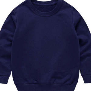 Nouveauté : Sweat-shirt pour enfants en molleton de coton uni, confortable, doux au toucher, chaud, col rond, 320g - Product Image 3