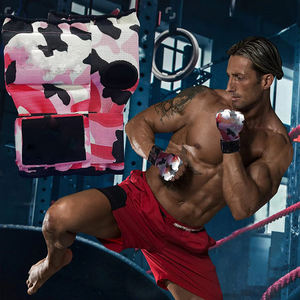 นวมซ้อมมวยสำหรับผู้ชายและผู้หญิง  พร้อมแผ่นเจลรองรับแรงกระแทก  ผ้าพันมือสำหรับ MMA ซ้อมต่อสู้ ฝึกซ้อม  บริการ OEM/ODM - Product Image 3