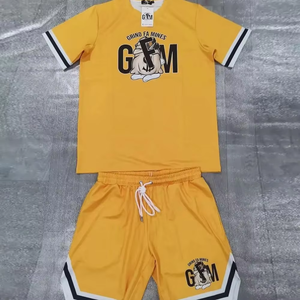 Conjunto Deportivo de Dos Piezas para Hombre, Estilo Veraniego, Personalizado, con Pantalones Cortos de Playa y Camiseta Informal - Product Image 5