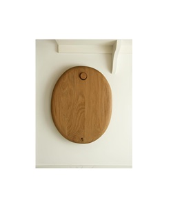 Planche à découper en bois naturel pour la préparation des aliments en cuisine, surface de découpe épaisse et durable en bois dur pour la cuisine quotidienne - Product Image 1