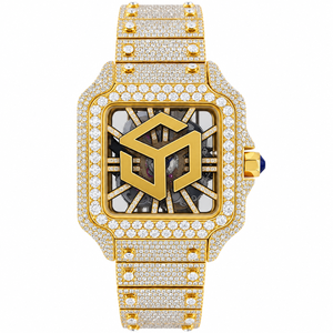 Luxury Stainless Steel Moissanite Diamond Iced Out <b>Watch</b> Men Women Fashion Wristwatch - Product Image 6