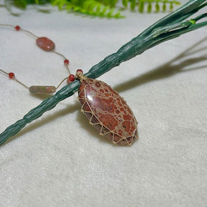 Colgante Unisex de Perlas de Agua Dulce Hechas a Mano con Alas de Aleación de Metal Precioso Chapadas en Platino, Estilo Boho, Certificado IGI, Venta al Por Mayor - Product Image 3