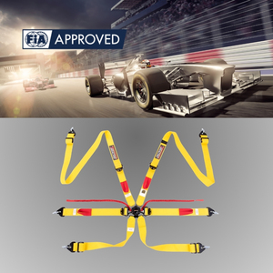 เข็มขัดนิรภัยสำหรับรถแข่งแบบ 6 จุด รุ่น SPORT PLUS 3 ได้รับการรับรองจาก FIA ขายส่ง พร้อมบริการสกรีนโลโก้ OEM ODM - Product Image 1