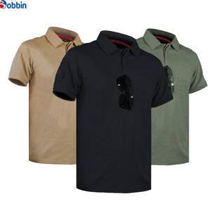 Chemises pour hommes respirantes en différentes couleurs, broderie personnalisée, design à séchage rapide, polyester/coton, solides, de haute qualité, pour le sport - Product Image 2