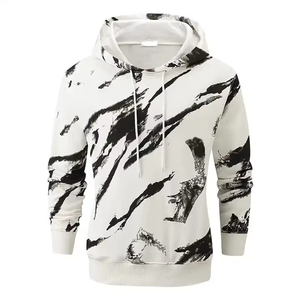 เสื้อฮู้ดดี้ผู้ชายทรงเข้ารูป พิมพ์ลายแบบซับลิเมชั่น ผลิตจากโพลีเอสเตอร์ ราคาขายส่งสูง มีความต้องการสูง ผ้าไม่ยับ - Product Image 1