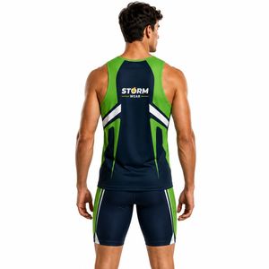 New Design Suitable Men Track & Filed Uniform Custom Team Logo OEM ODM Factory Supply <b>Athletic</b> Outfit Men Track & Filed Uniform - Product Image 6