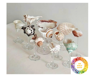 Tasse en coquillage décorative tropicale, élégante tasse en coquillage pour bar, fête, mariage et décoration de maison de style côtier - Product Image 5