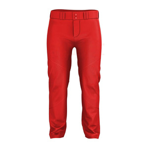 Pantalon de baseball élégant pour homme, couleur unie, taille personnalisée, respirant, pour activités de plein air. - Product Image 1