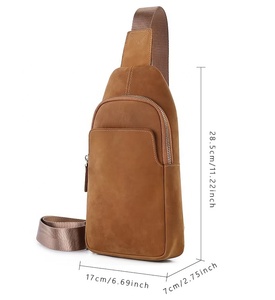 Bolsa de Pecho de Cuero Genuino, Diseño Moderno, Resistente, para Uso Diario, Cálida, a Prueba de Viento, Elegante, Venta al Por Mayor - Product Image 3