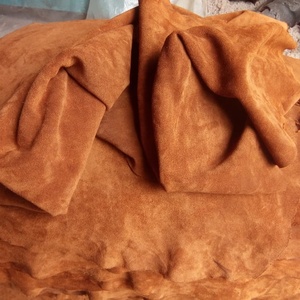 Navy Blue Cow Split Suede Genuine Suede Leather for Shoe, Garments Gloves Leather Bags and Accessories - Product Image 4